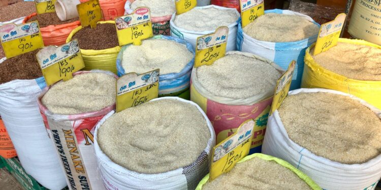 Seca tirar milhões toneladas arroz