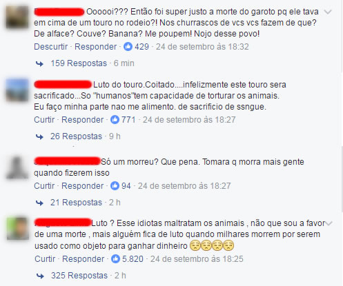 comentarios facebook peao morto