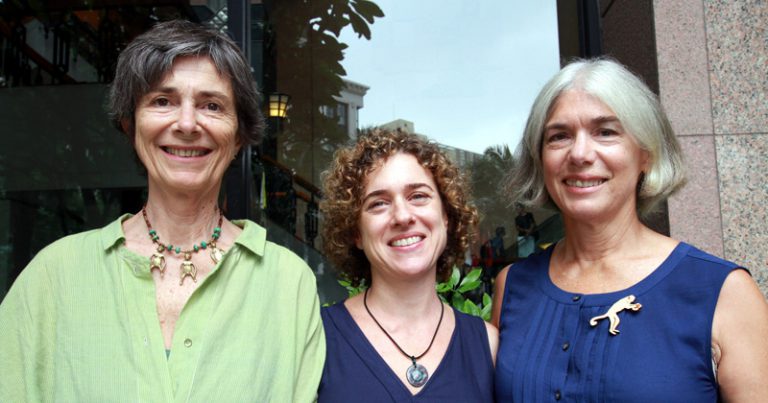 Elisabetta M. Visalberghi, Patrícia Izar e Dorothy M. Fragaszy – Foto: Projeto EthoCebus