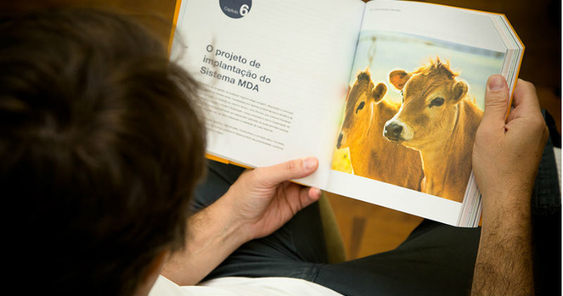 livro sobre pecuaria leiteira lendo