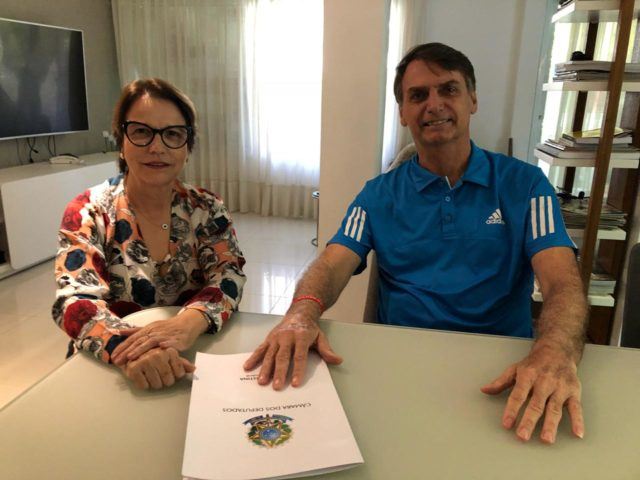 Tereza Cristina e Bolsonaro