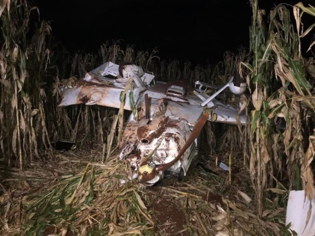 avião cai em milharal avião cai em milharal
