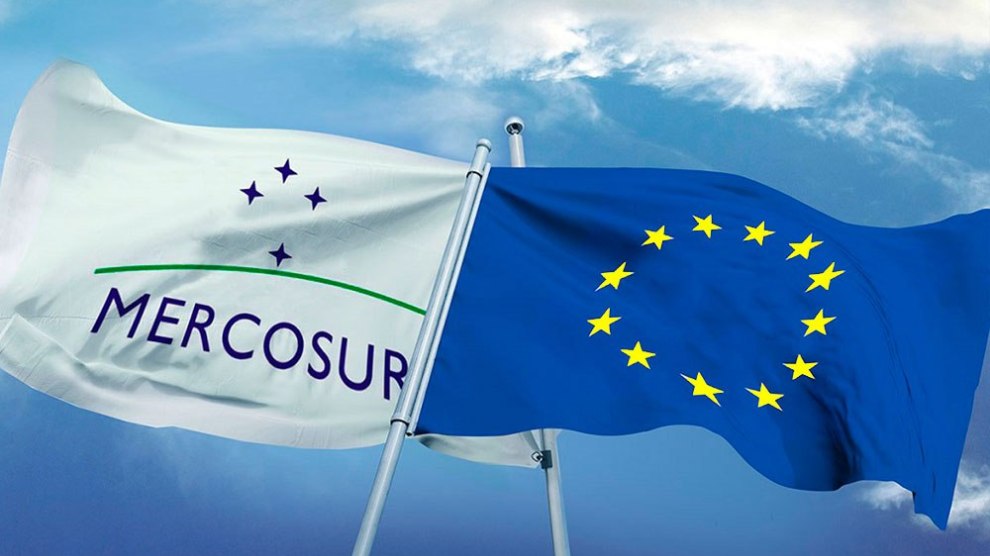 bandeira mercosul e uniao europeia