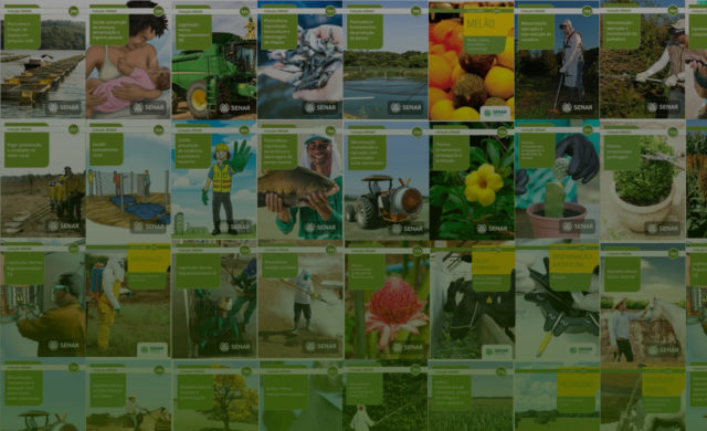 Senar estante virtual de cartilhas sobre o meio rural
