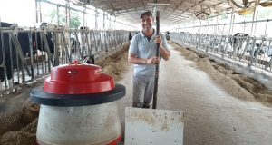 O produtor de leite, Ezequiel Nólio, de Paraí