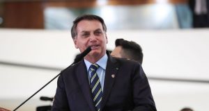 O presidente da República, Jair Bolsonaro, fala durante a solenidade de Posse dos ministros das Comunicações e da Ciência, Tecnologia e Inovações