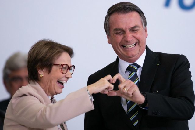 tereza cristina e jair messias bolsonaro
