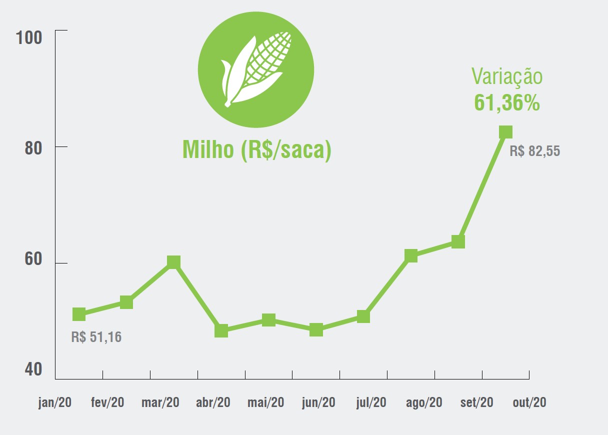 cotacao da milho - variacao