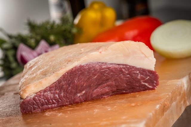 Corte de carne especial. Picanha angus Corte de carne especial. Picanha angus