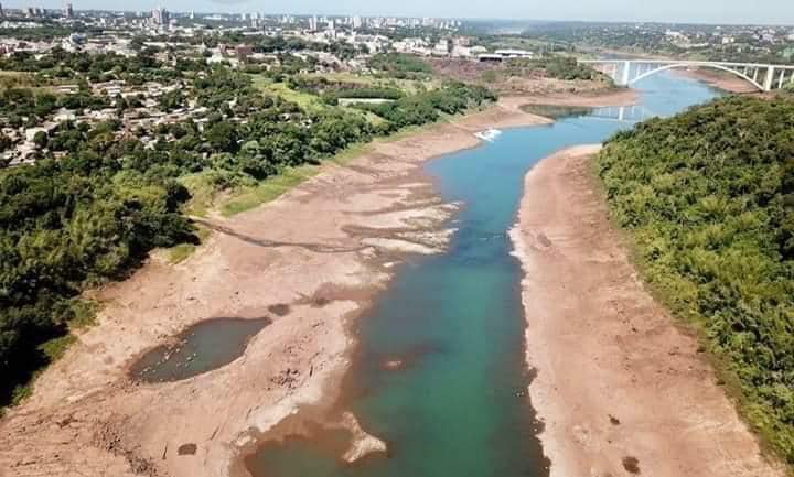 seca no rio parana