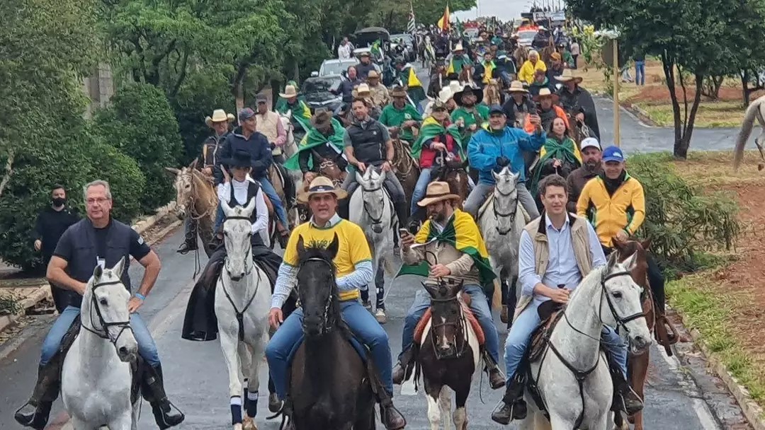 cavalgada da familia em Bauru