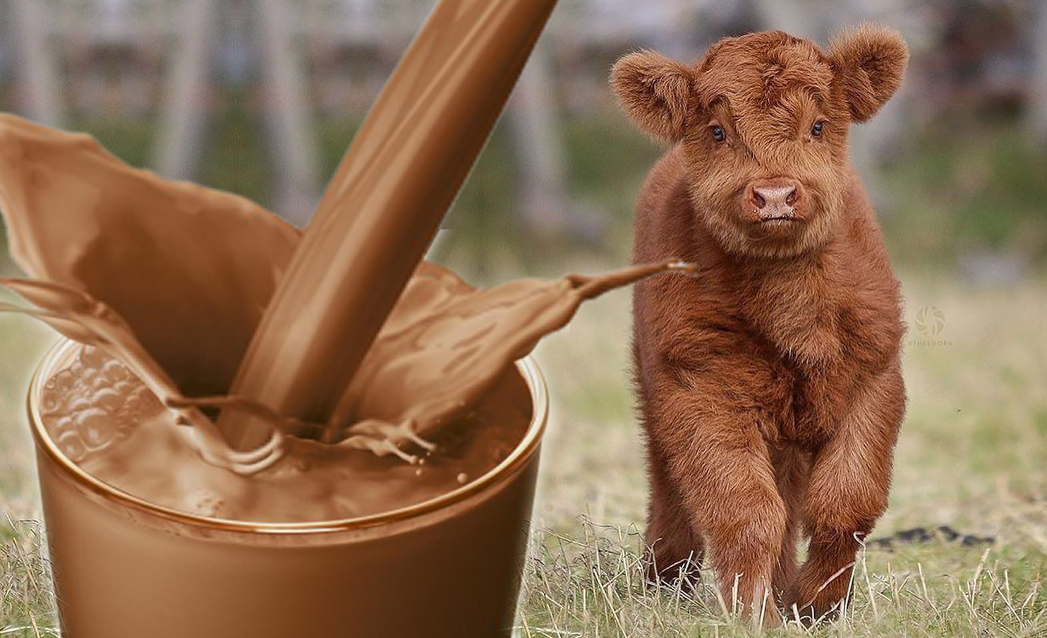 estudo aponta que norte-americanos acham que vaca marrom da leite achocolatado