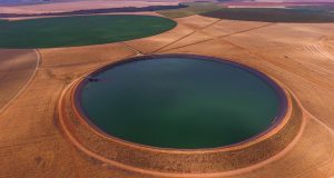 Reservatorio de agua para irrigacao