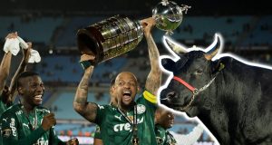 Felipe Melo celebra título do Palmeiras com carne de Wagyu