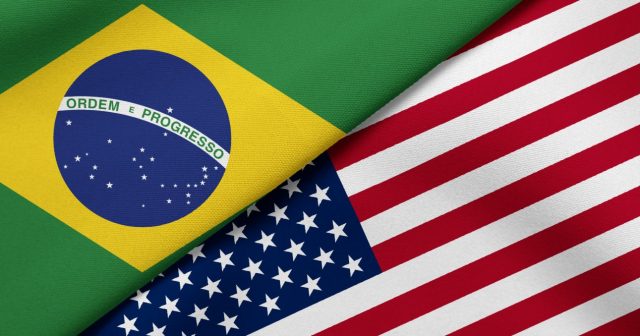 bandeiras do brasil com os estados unidos