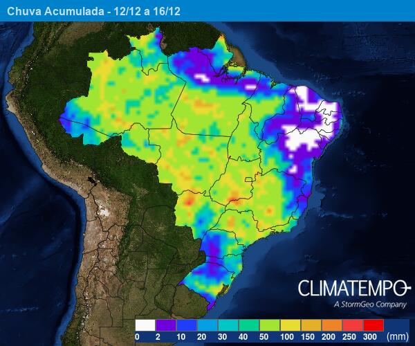 chuva pelo brasil