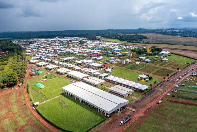 Vista aérea do Show Rural Coopavel. Foto: Divulgação/Coopavel