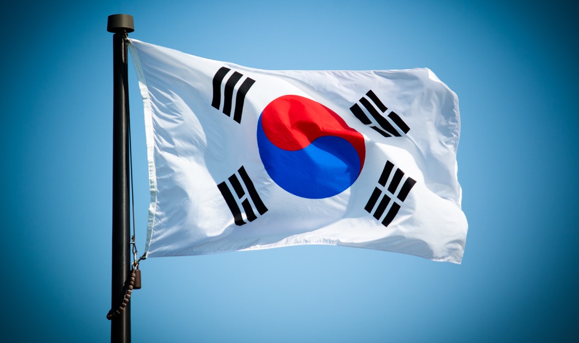 bandeira da coreia do sul