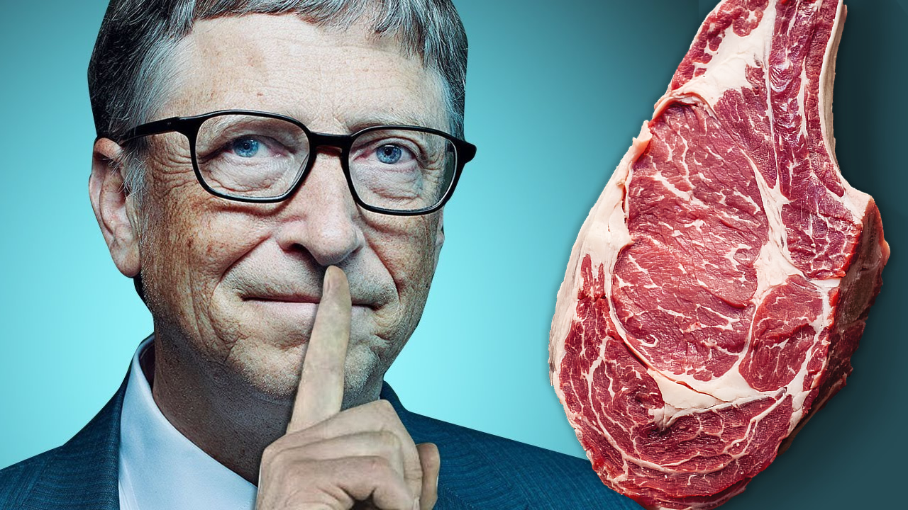 bill gates silencio - anti-carne