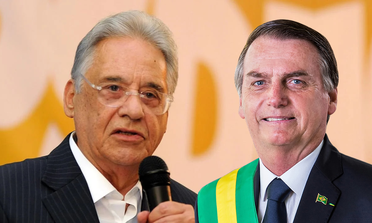 Bolsonaro e Fernando Henrique Cardoso