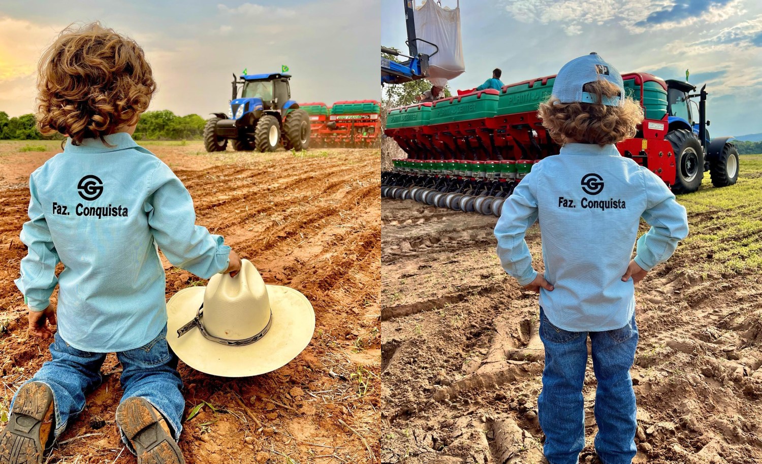 agricultor mirim planta soja aos tres anos de idade - 1