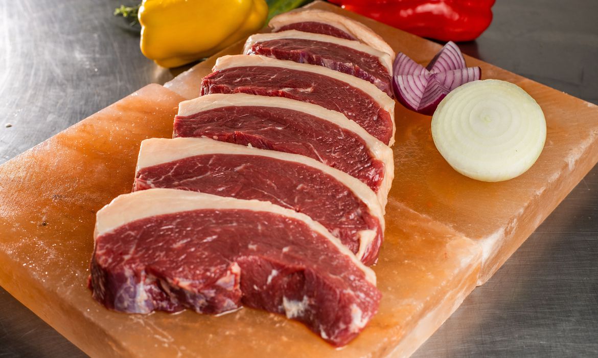 Corte de carne especial, Picanha fatiada., carne vermelha