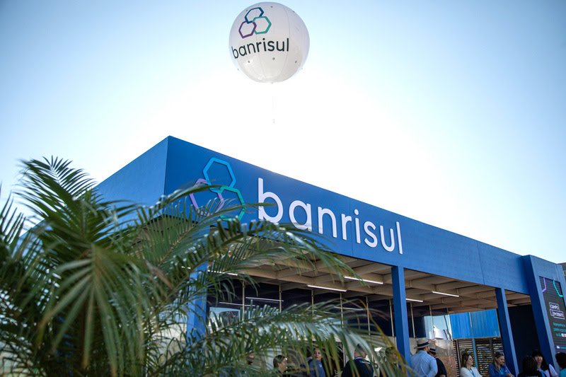 Estande do Banrisul na Expodireto Cotrijal 2023. Foto: Tiago Pereira