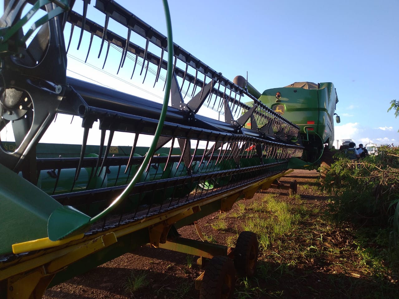 colheitadeira da john deere - parana