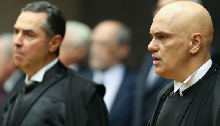 ministros do STF - barroso e alexandre de morais