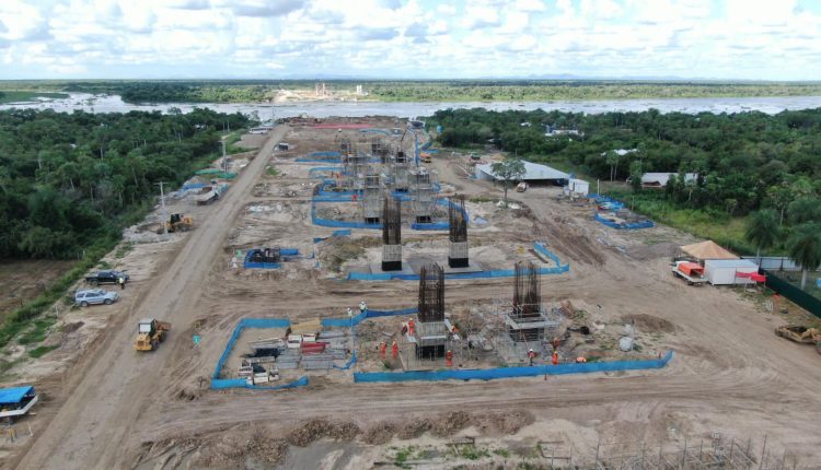 Construção da ponte da Rota Bioceânica está a todo vapor em Mato Grosso do Sul 1