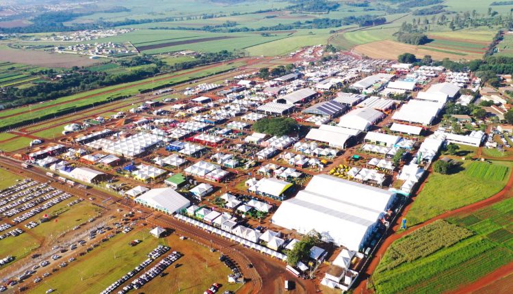 Foto aerea da agrishow 2023 - drone 3