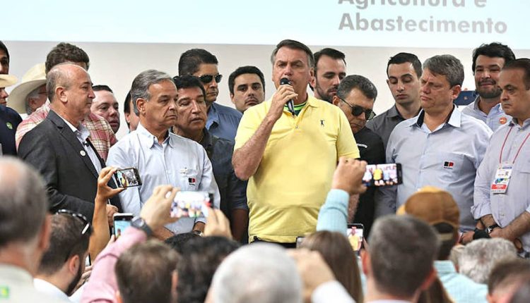 bolsonaro durante discurso na agrishow 2023