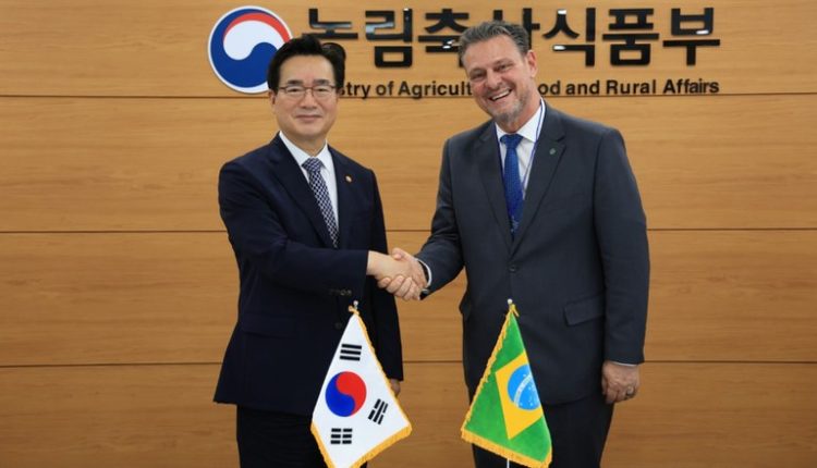 Ministro Carlos Fávaro na Coreia do Sul