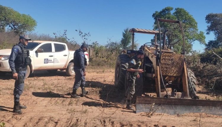 desmatamento ilegal; apreensão de máquinas