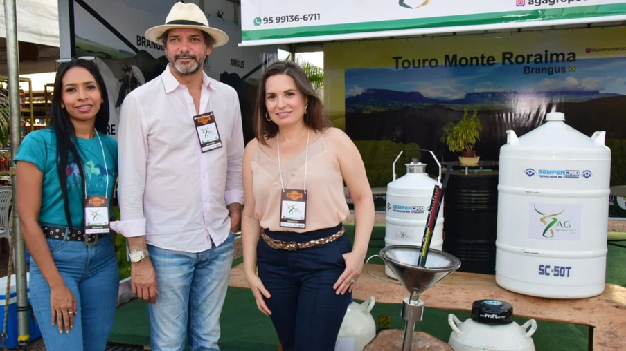 AG Agropecuária é representada por Vilton Lima e Ana Carolina Santos. (