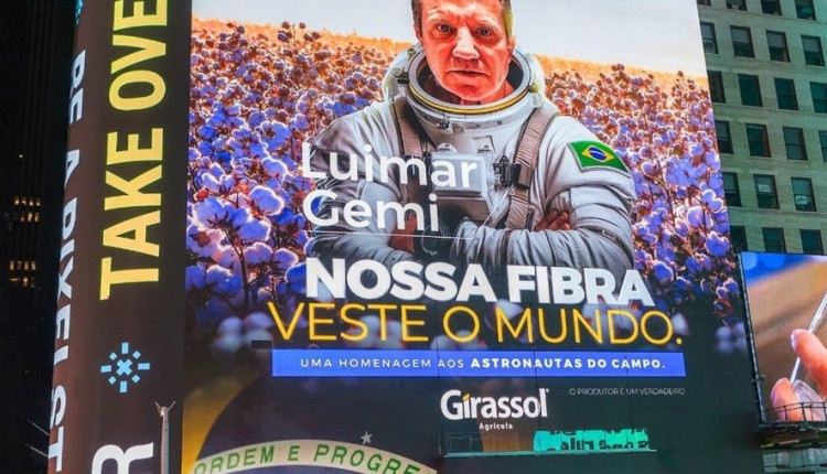 cotonicultores brasileiros homenageados na times square