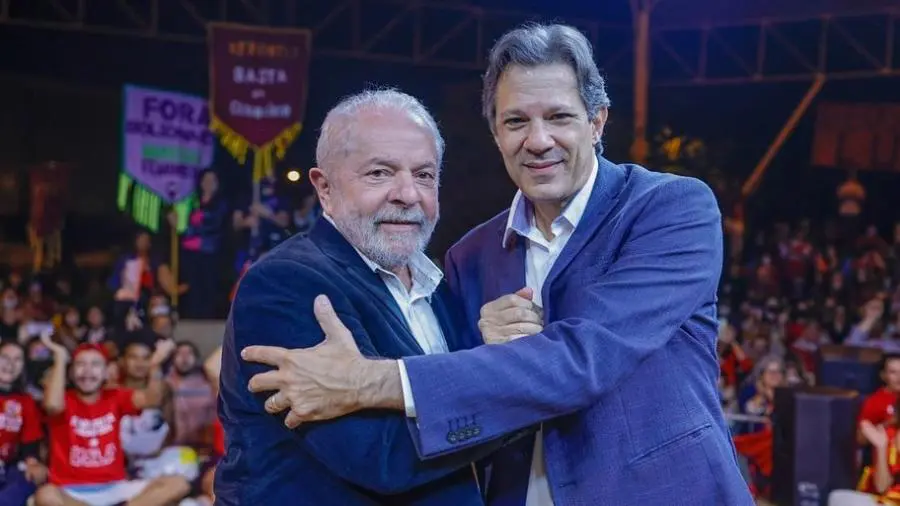 ex presidente lula e ex prefeito de sp fernando haddad