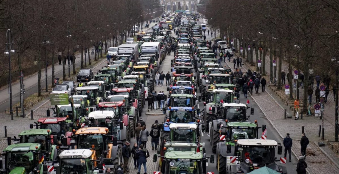 protesto de agricultores