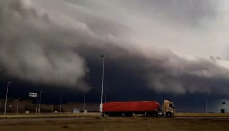 tempestade na argentina