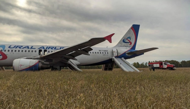 ural airlines - campo agricola
