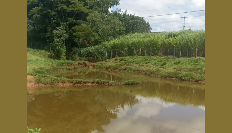 represamento de agua - policia ambiental