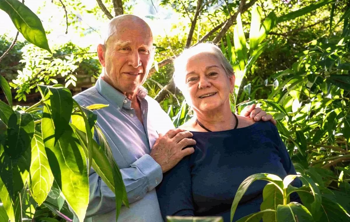 Sebastião Salgado e sua esposa arquiteta e ambientalista Lélia Salgado