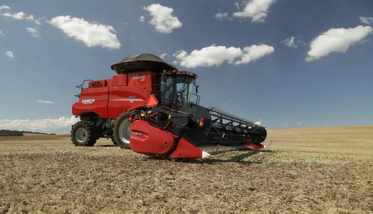 Nova colheitadeira axial-flow automation série 160 da Case IH que passa a ser produzida exclusivamente no Brasil (Foto: Divulgação)