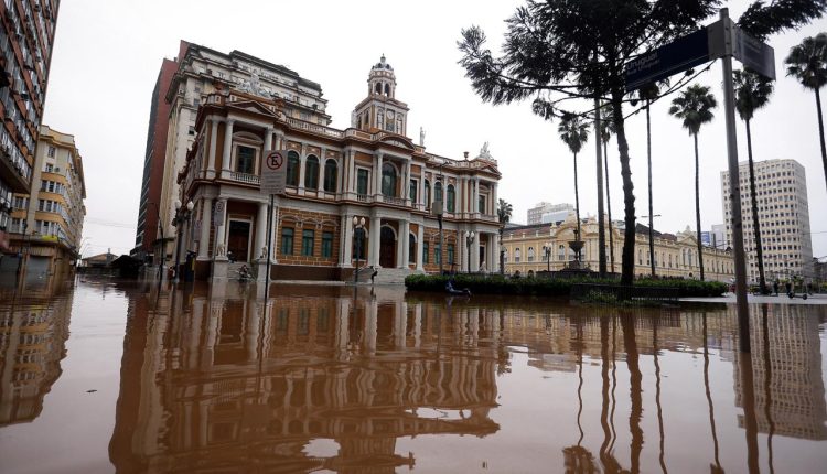 Veja o antes e depois das inundações no Rio Grande do Sul