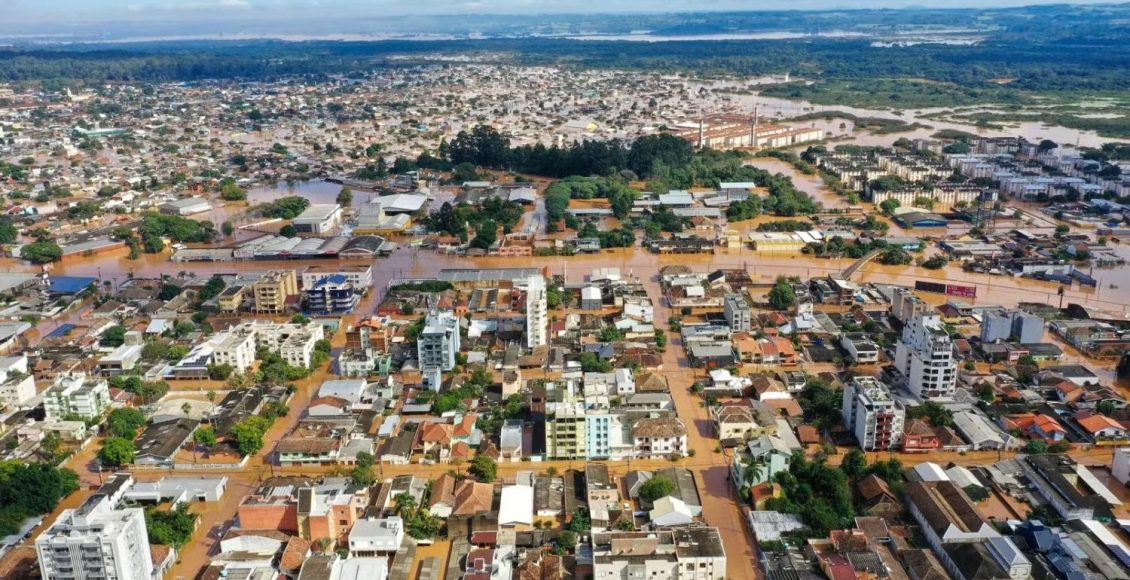 por que o rio grande do sul inundou