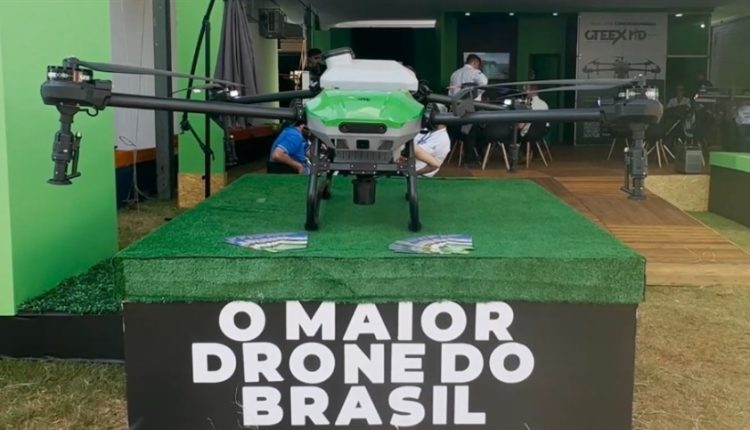 maior drone pulverizador do Brasil