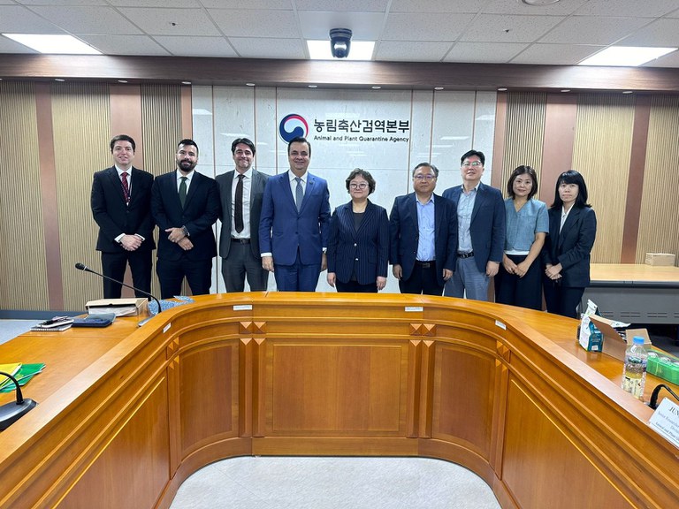 Mapa avança em negociações para novas aberturas de mercado na Coreia do Sul