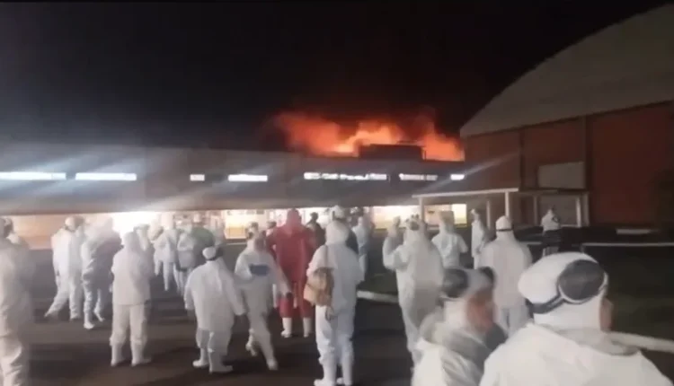 Incêndio de grandes proporções atinge unidade da Copacol