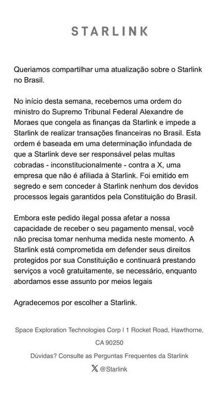 starlink de graça