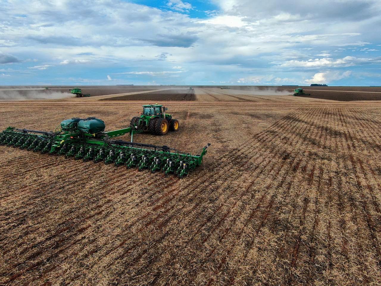schmidt agricola - area de plantio - john deere